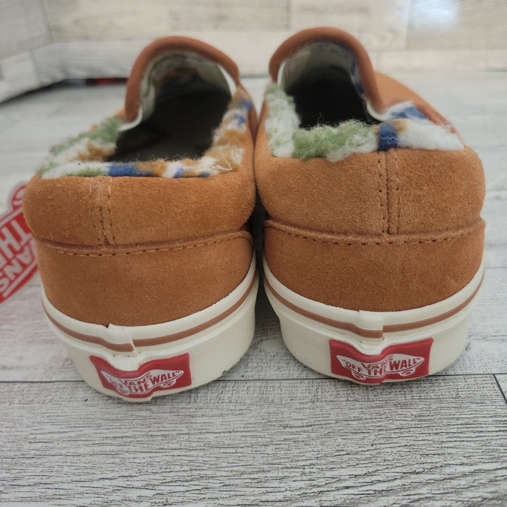 Vans Slip-On Sneakers in Tan with White Sole - Picture 4 of 12